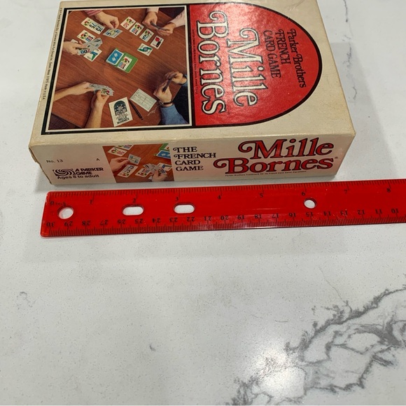 Mille Bornes French Card Game Parker Brothers 1971 Instructions Complete VTG - Picture 9 of 9